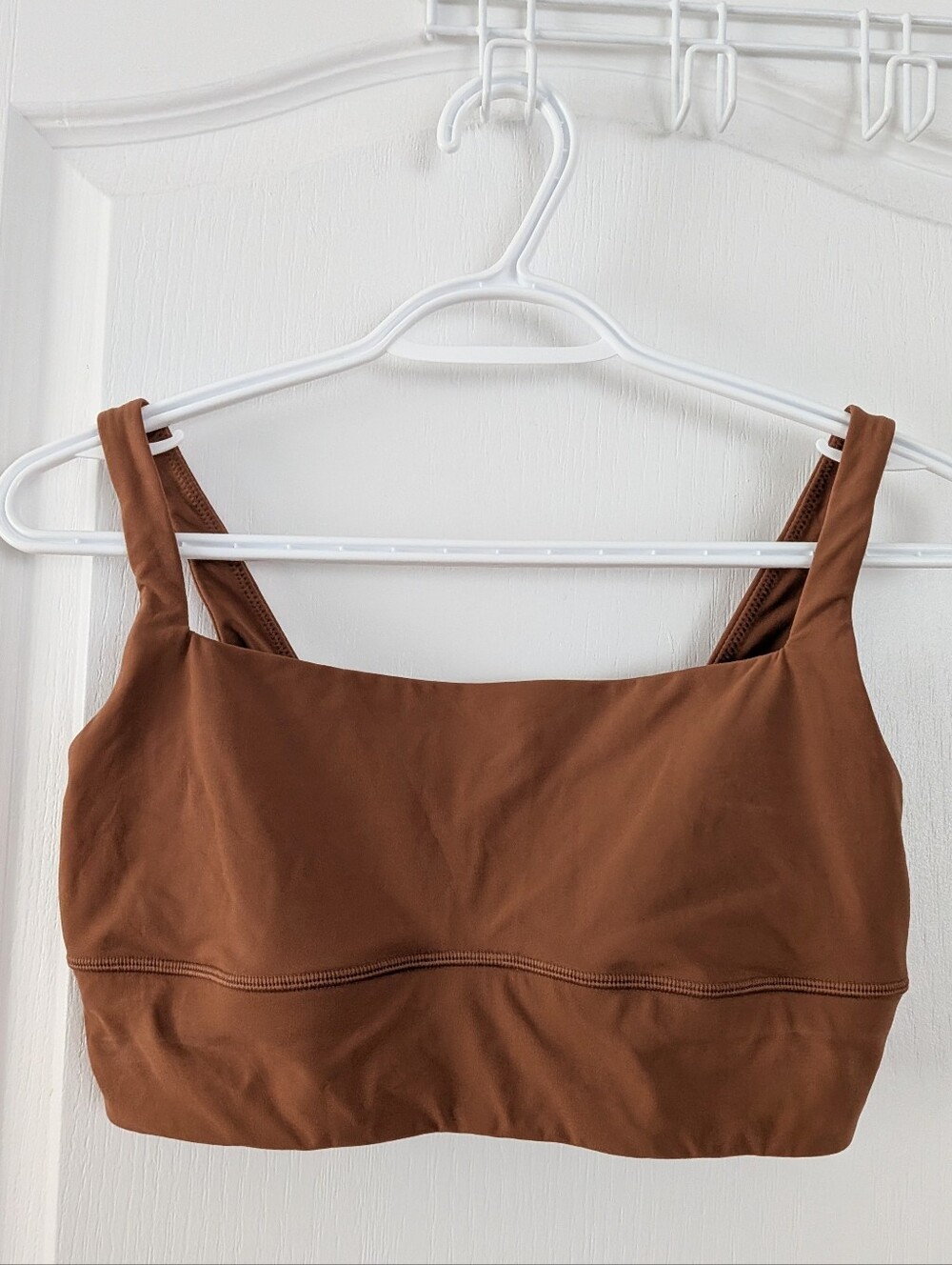 SKIMS Square Neck Bra bralette brown medium